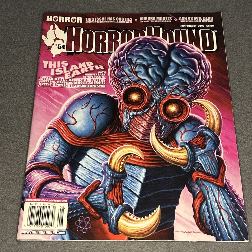 HorrorHound #54 Very Good This Island Earth Out of Print Sci-Fi Horror Magazine